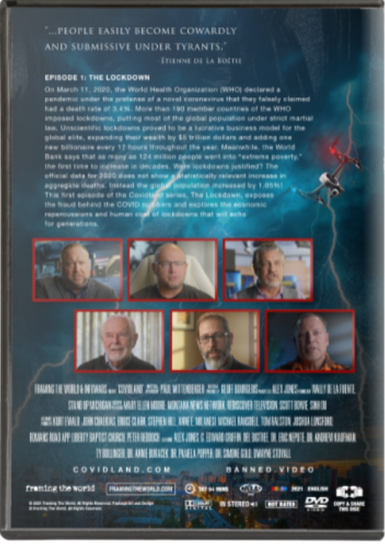 COVIDLAND 1 (DVD): THE LOCKDOWN (EPISODE 1)